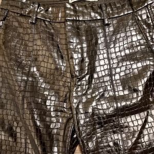 ZARA Vegan Leather Pants. Size Small. Slim fit.